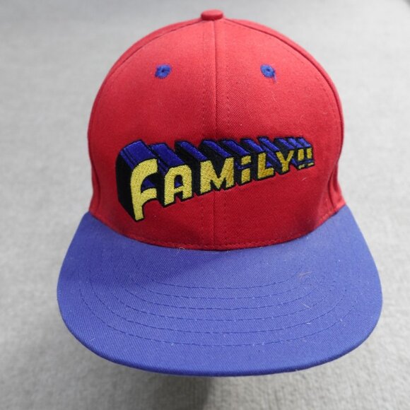 Vintage Fantastic Four Hat Red Family Snapback Made in USA - Picture 1 of 7